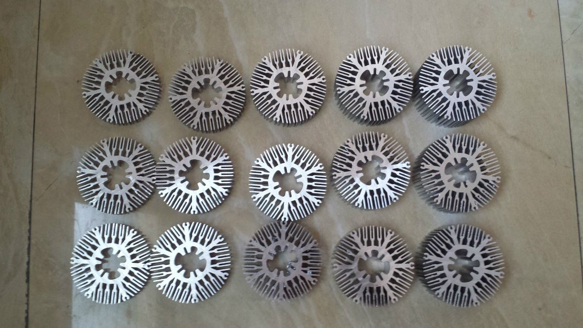 round  extrusion heatsink