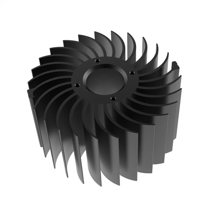 Aluminum Round Radiator Extrusion For LED